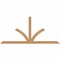 Ekena Millwork Richland Timber Gable Bracket, Western Red Cedar, 84"W x 38"H x 3 1/2"D x 3 1/2"F, 11/12 Pitch GBW084X38X0404RIC00SWR - alternate 1